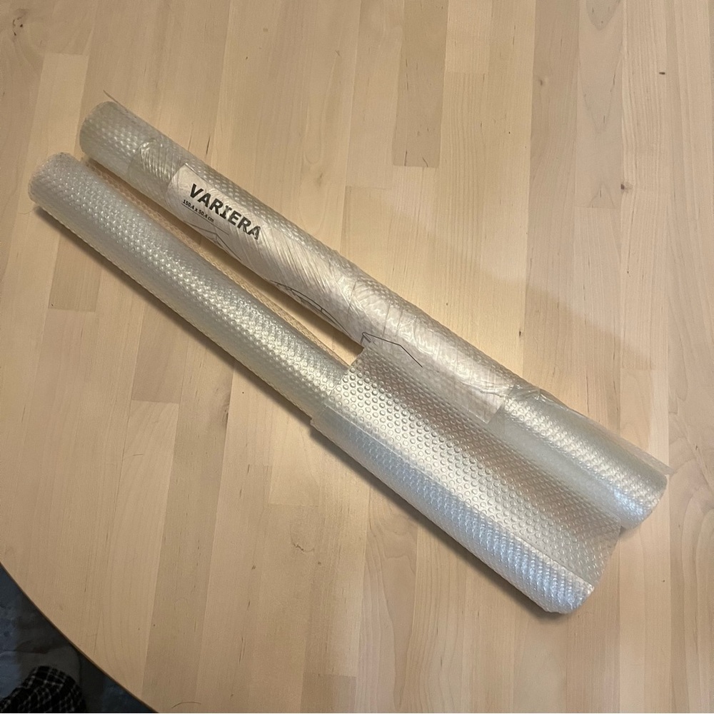 IKEA VARIERA Clear Shelf Liner Anti-Scratch Drawer Mat Cabinet (2-Pack)